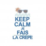 Keep Calm Je fais la crêpe